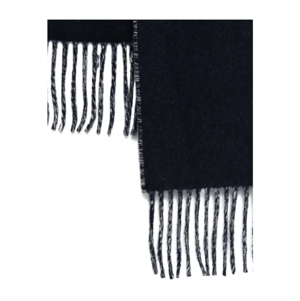 Sciarpa con Logo e Frange