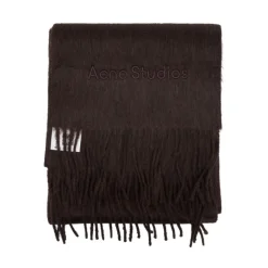 Sciarpa con Logo in Lana di Alpaca