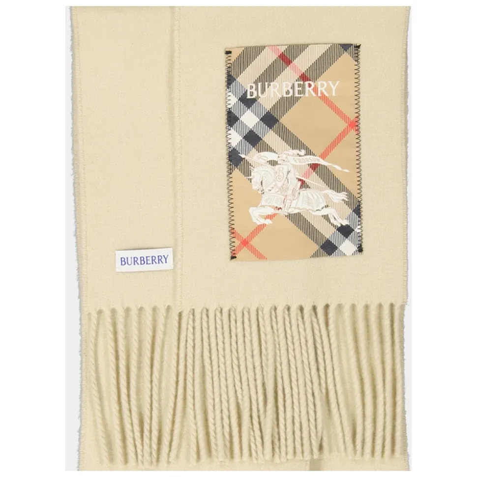Sciarpa in Cashmere con Frange Primavera-Estate 2025