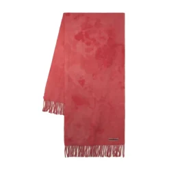 Sciarpa in Lana Rosa Tie Dye