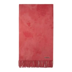 Sciarpa in Lana Rosa Tie Dye
