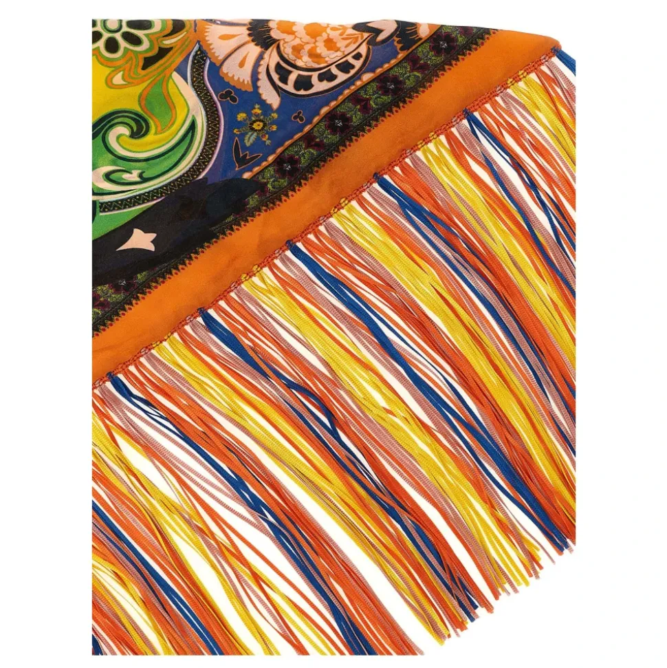 Sciarpa Jacquard Floreale