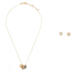 Set Collana e Orecchini Icon Pavé