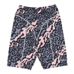 Shorts Ciclismo Leopardati Rosa/Grigio