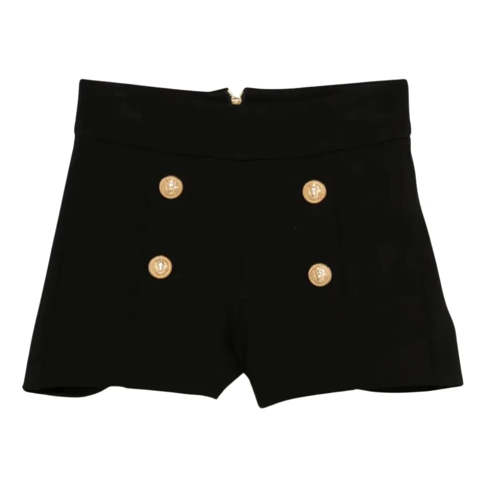 Shorts con dettaglio bottoni