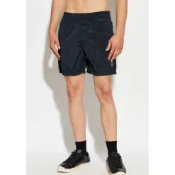Shorts con patch logo