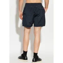 Shorts con patch logo