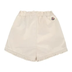 Shorts con Volantino in Misto Cotone