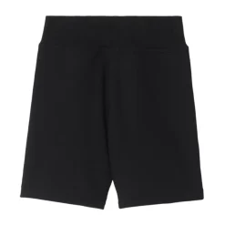 Shorts in cotone a quadri con elastico in vita