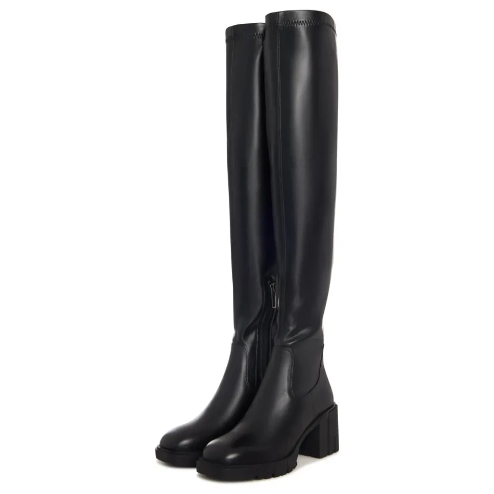 Sleek Rise Stivali sopra il ginocchio in pelle