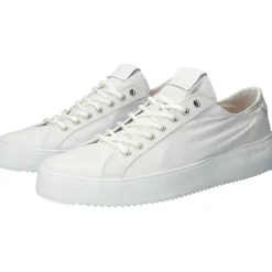 Sneaker Basse in Tela Bianca