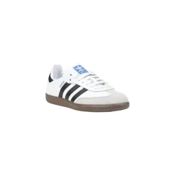 Sneaker In Pelle Nera E Bianca