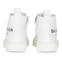 Sneakers High-top in pelle