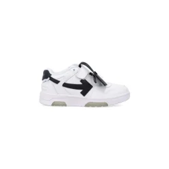 Sneakers in Pelle Bianca con Cinturino Tattile