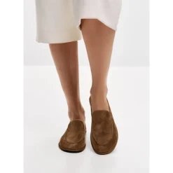 Soft Step Mocassini in Camoscio
