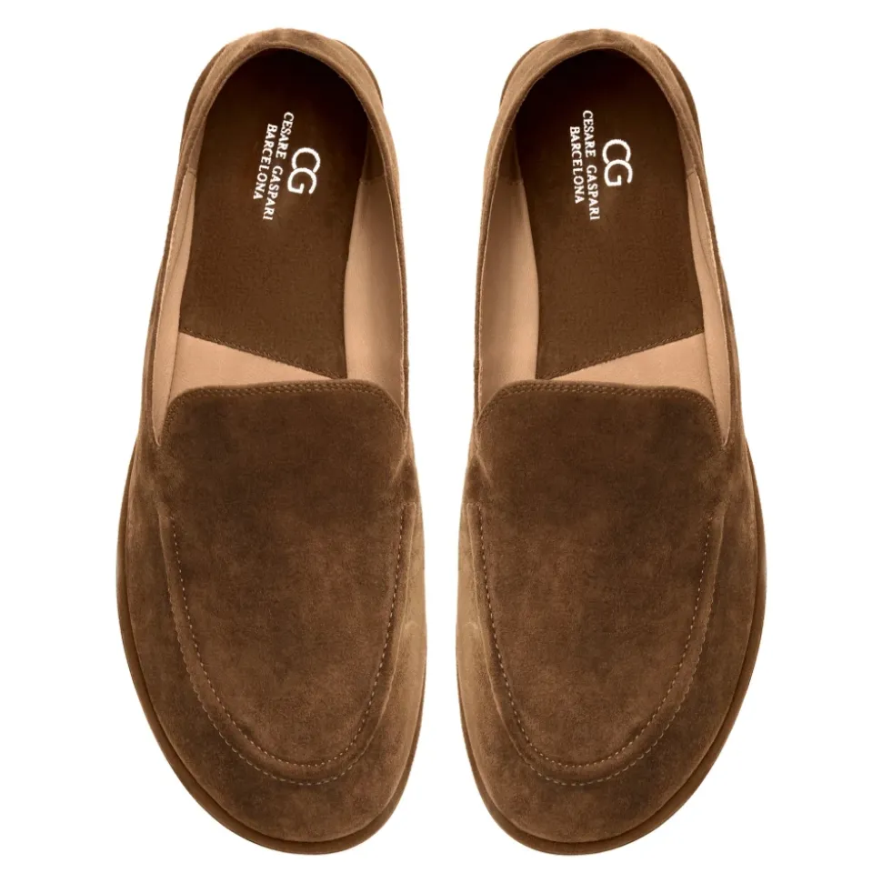 Soft Step Mocassini in Camoscio