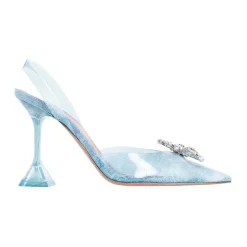 Spilla di Cristallo Denim Slingback Tacchi