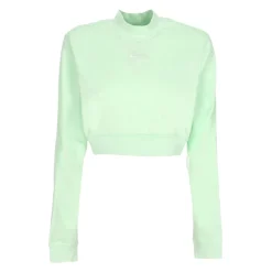 Sportswear Felpa Crop Leggera Verde