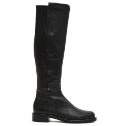 Stivale Stretch Pelle Nera