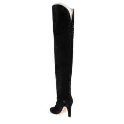 Stivaletti con tacco in pelle Eve