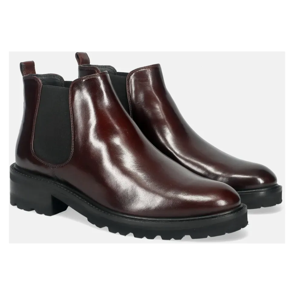 Stivaletti in Pelle Marrone