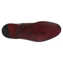 Stivaletti in Pelle Marrone Chelsea Mid Calf