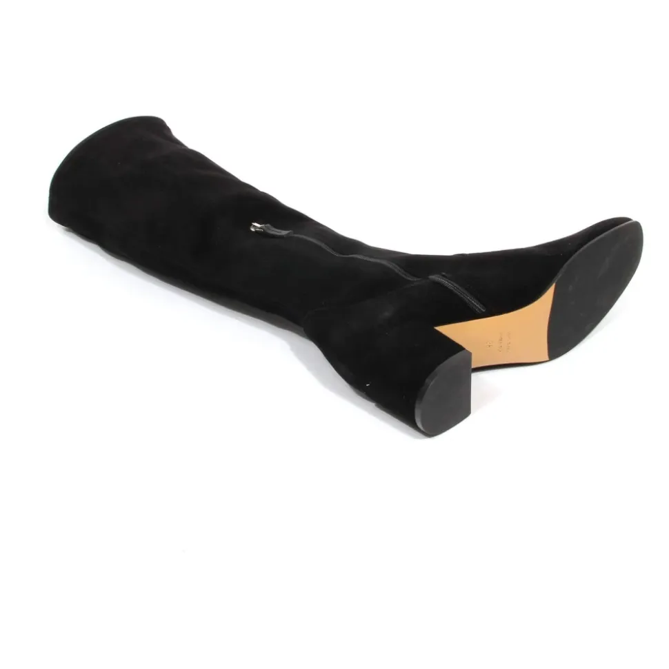 Stivaletti stretch Milla Camoscio Nero
