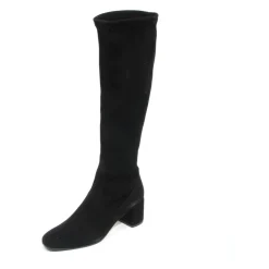 Stivaletti stretch Milla Camoscio Nero