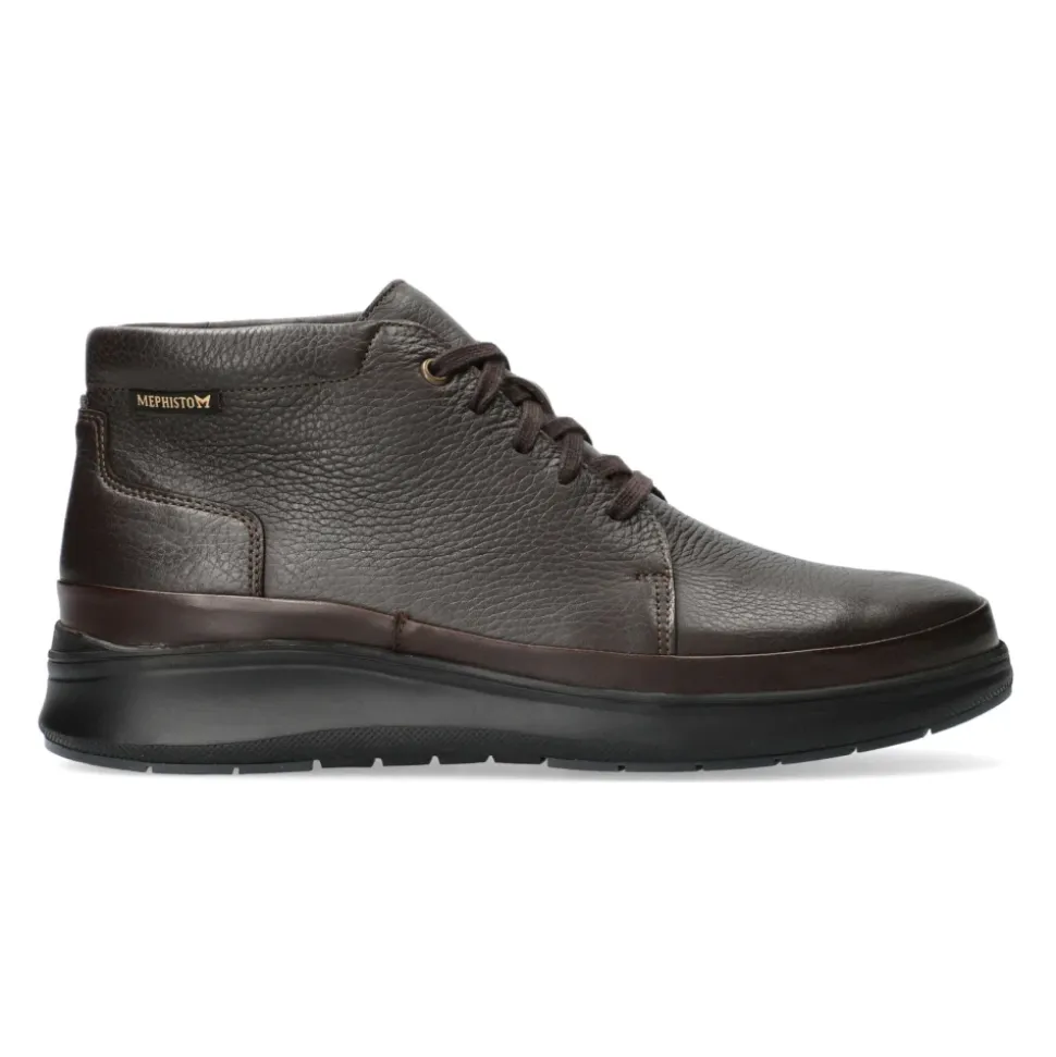 Stivaletto Uomo in Pelle Marrone Scuro