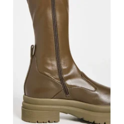 Stivali Alti al Ginocchio Verde Militare