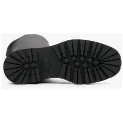 Stivali in Pelle con Gambale Elasticizzato