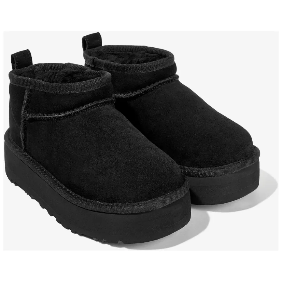 Stivali Neri Platform Ultra Mini Classici