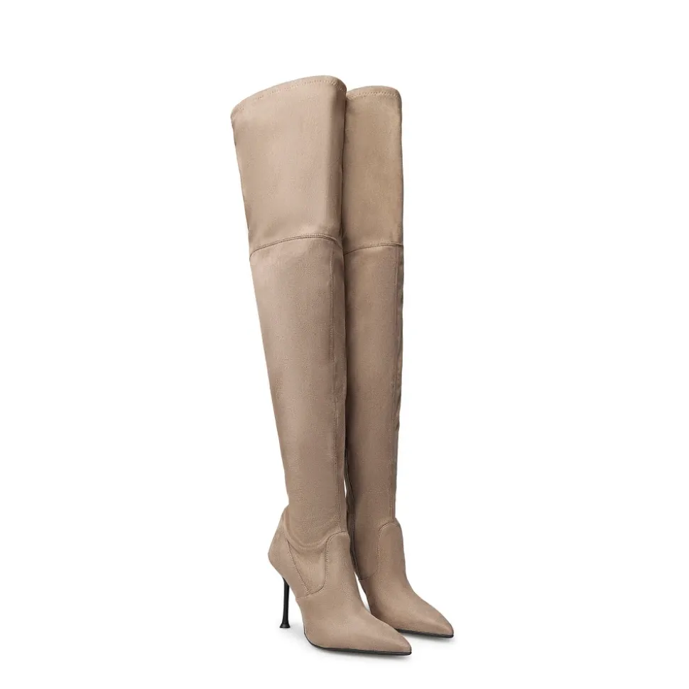 Stivali Over-knee in Tessuto Elasticizzato