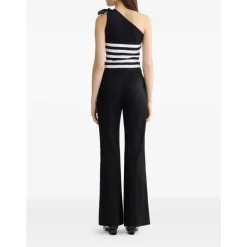Striped One Shoulder Top