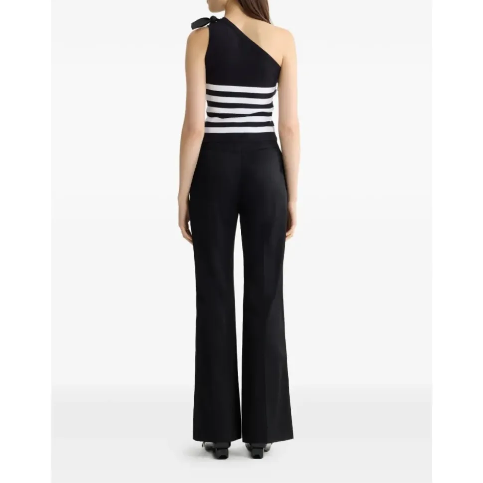 Striped One Shoulder Top