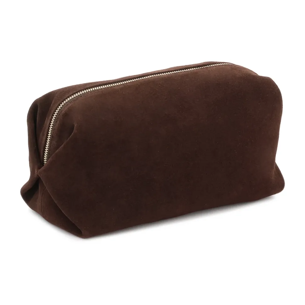 Suede Cosmetic Bag