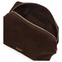 Suede Cosmetic Bag