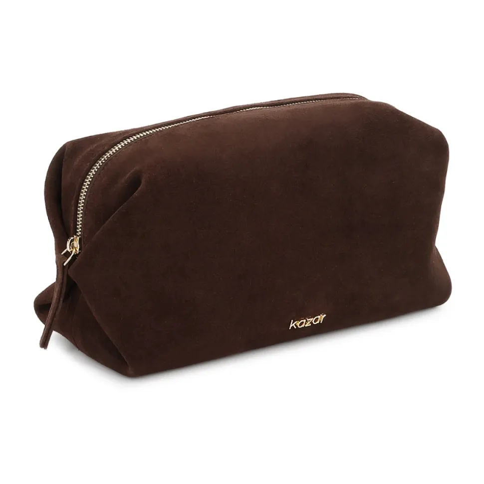 Suede Cosmetic Bag