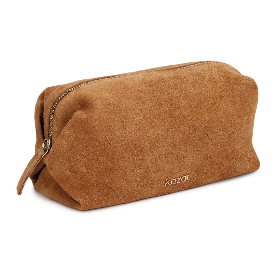 Suede Cosmetic Bag