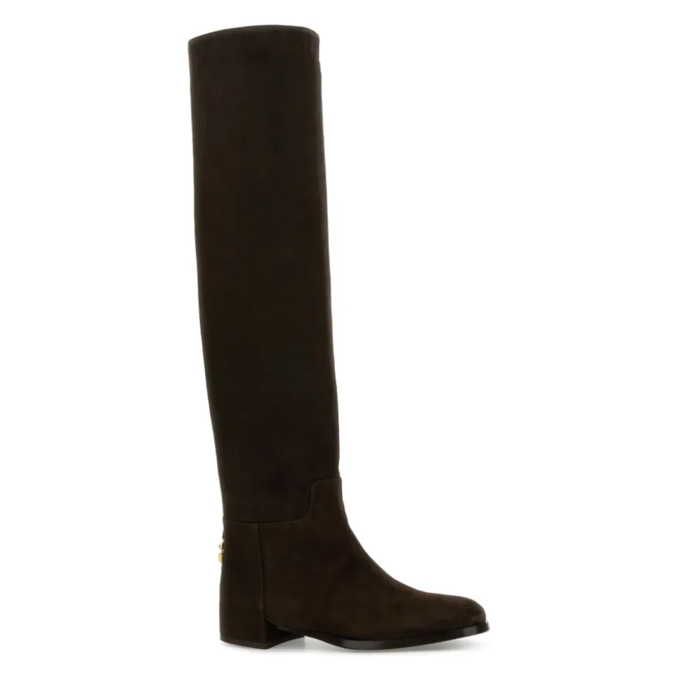 Suede Over-knee Boots