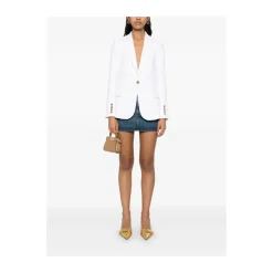 Tailleur Abbottonato con Spalline