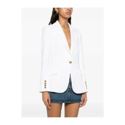 Tailleur Abbottonato con Spalline