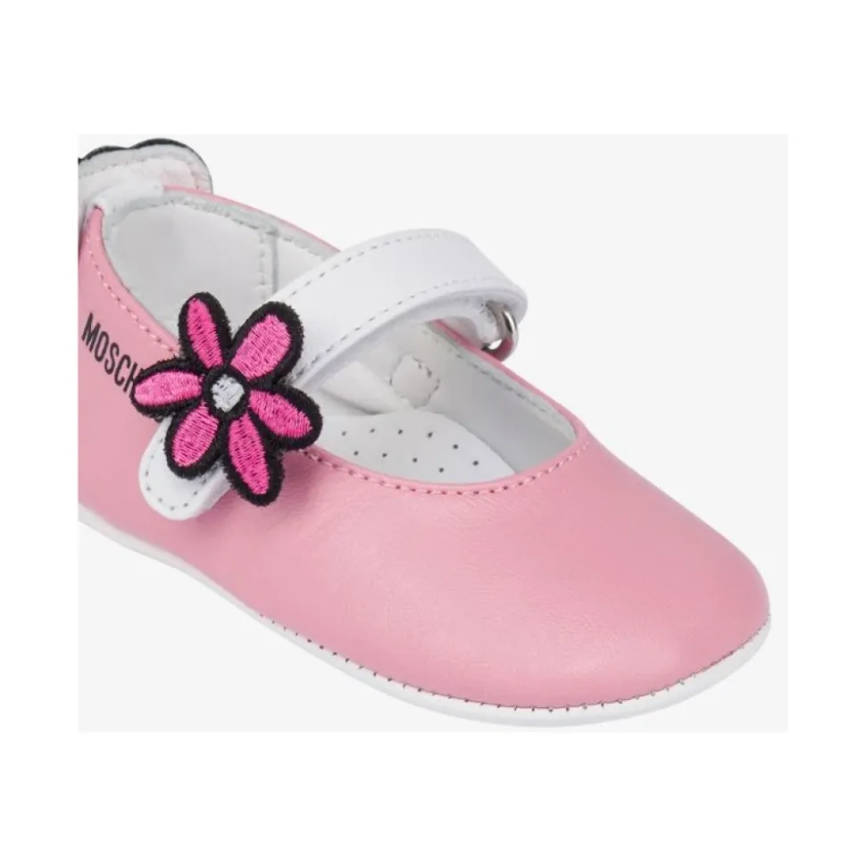 Teddy Patch Ballerine in Nappa
