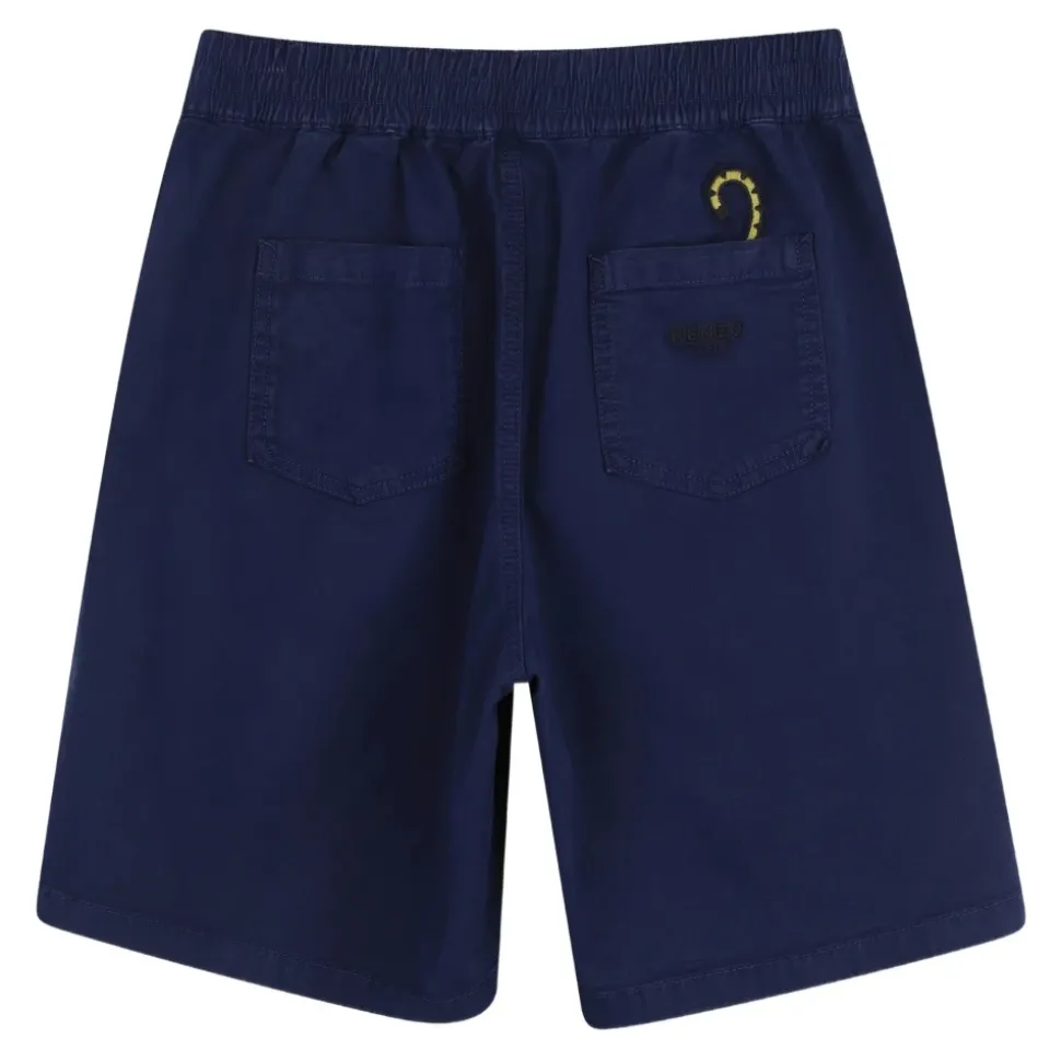 Tiger-embroidered Shorts