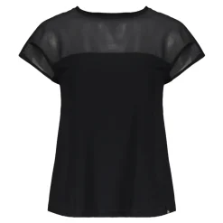 Top a maniche corte con girocollo