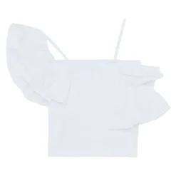 Top con Volant Unica Spalla