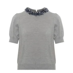Top in Lana Jude Ricamato