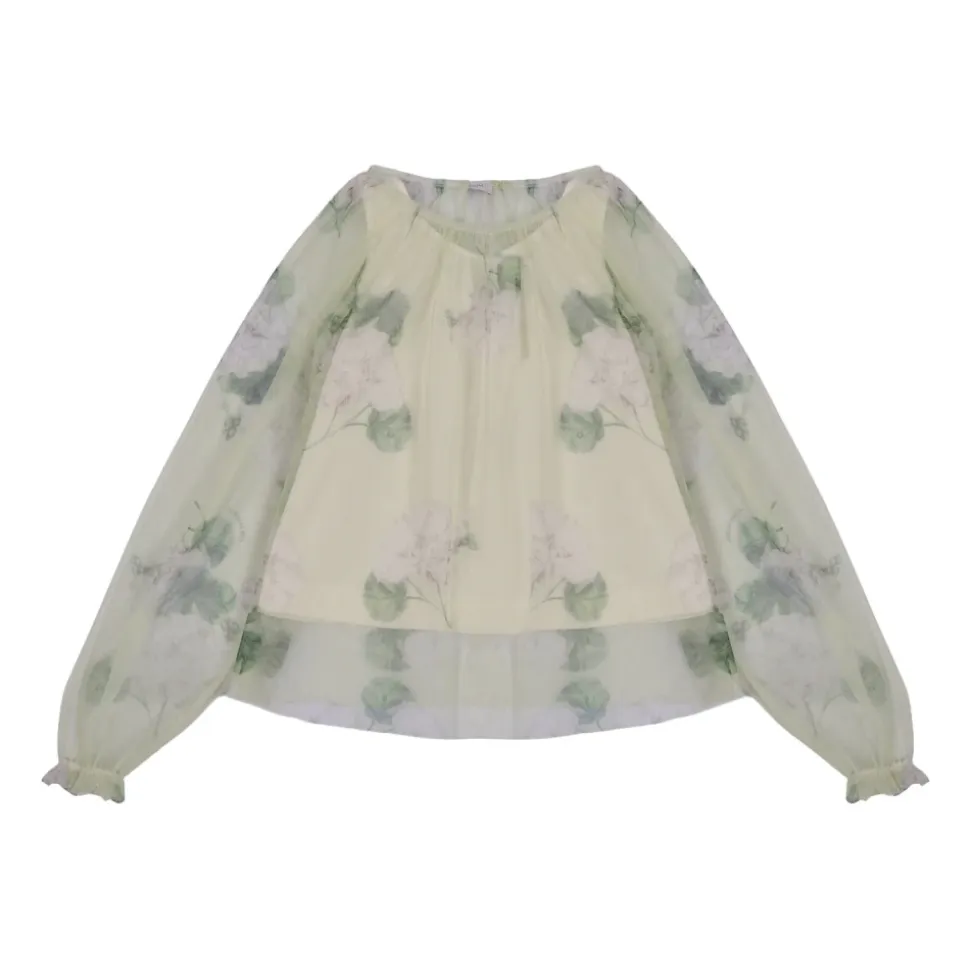 Top Tulle Foderato Tulle