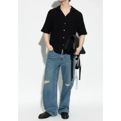 Trace Oversized Textured Shirt