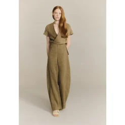 Trapani High-Waist Wide Trousers